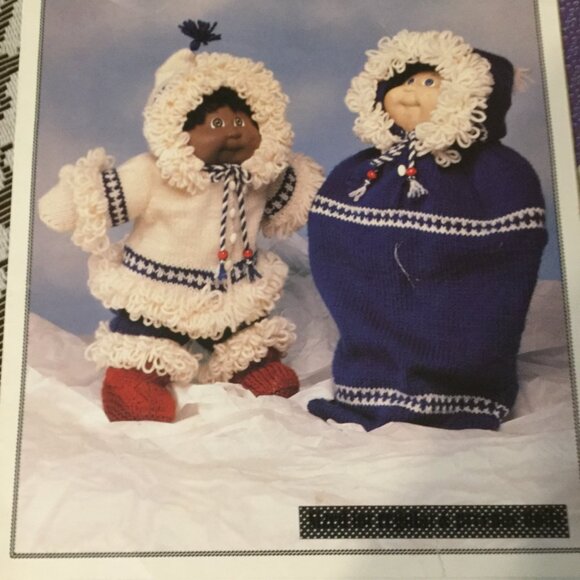 Vintage  knit and crochet doll clothes patterns from 1984/85 amazing condition - Picture 2 of 9
